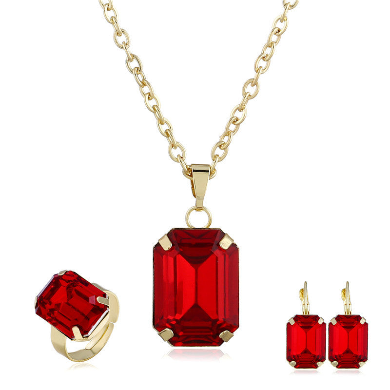 Bridal jewelry European and American jewelry set - Image #0