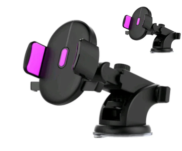 Car Phone Holder Long Rod Telescopic Car Dashboard Suction Cup Type - Image #0
