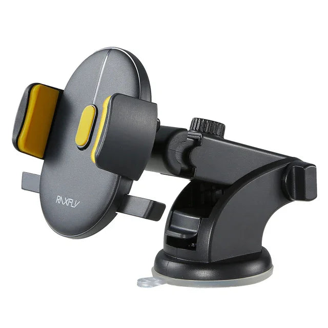 Car Phone Holder Long Rod Telescopic Car Dashboard Suction Cup Type - Image #0