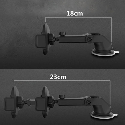 Car Phone Holder Long Rod Telescopic Car Dashboard Suction Cup Type - Image #0