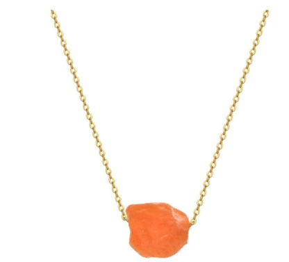 Hot Selling Stone Crystal Pillar Tree Of Life Pendant Ins Fashion Necklace - Image #0